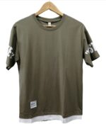 Camiseta con estampado simple, semi lisa - Image 3