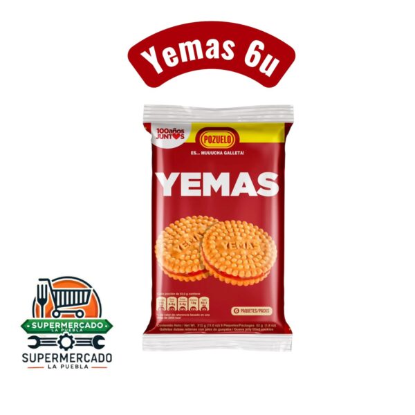 Galletas Yemas 6u
