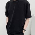 Camiseta lisa y sencilla para hombre