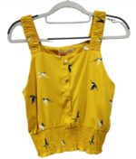 Blusas sin mangas, con estampado de colibrí - Image 3