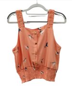 Blusas sin mangas, con estampado de colibrí - Image 4