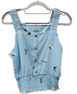 Blusas sin mangas, con estampado de colibrí - Image 6