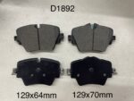 Pastillas de frenos BMW X1 16-18 XDRIVE MINI COOPER 16-18 D1892