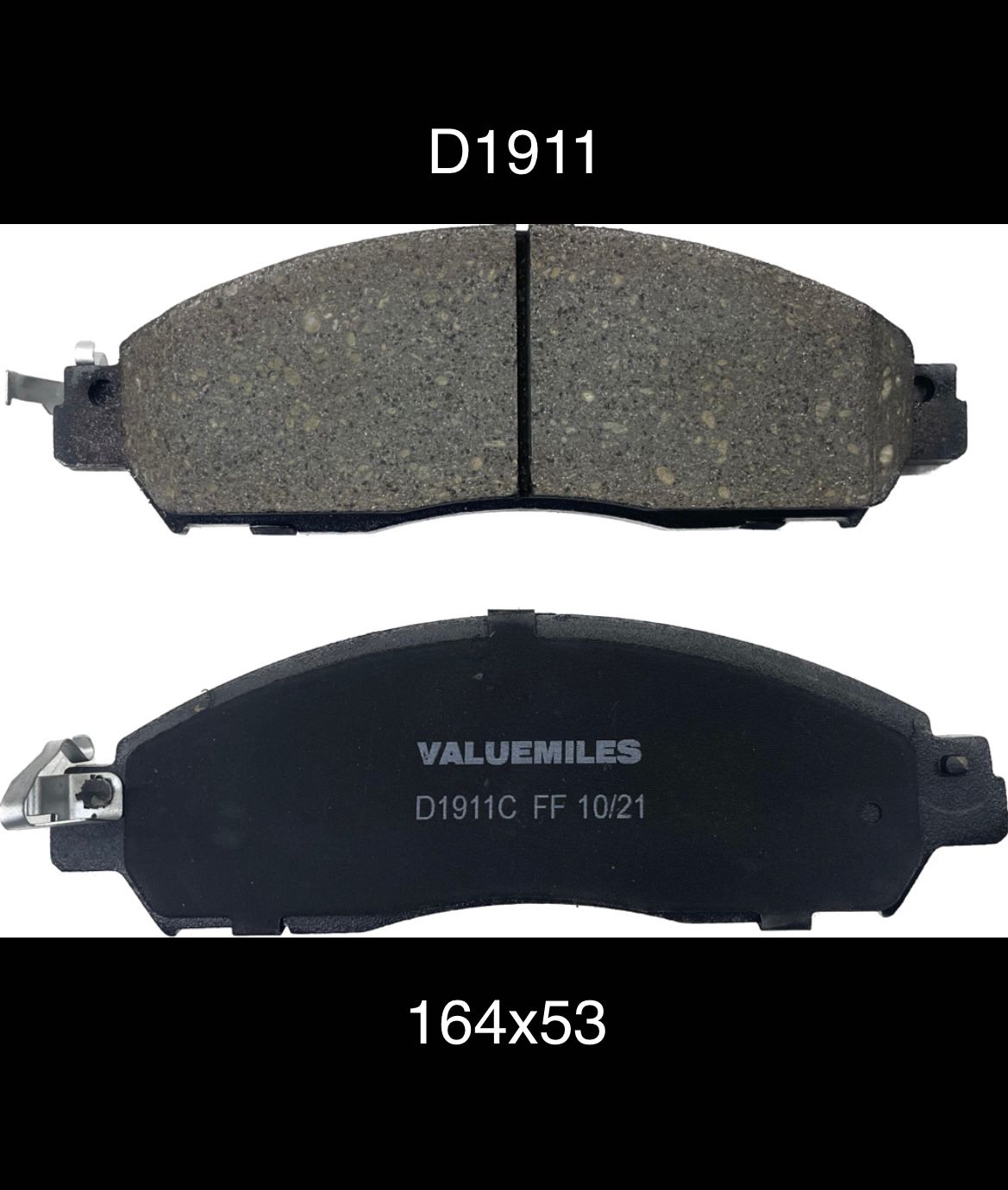 D1911 Pastillas de frenos Nissan FRONTIER 16-19 NAVARA NP300 D1911 D1060-4KH0C - Image 1