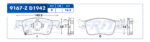 Pastillas de frenos delanteras Chevrolet AVEO 15- GM SAIL 15- D1942 - Image 2