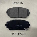 Pastillas de frenos delanteras KIA PICANTO 10- KIA MORNING 110MM D50115 E321A 58101-1YA15/ D2326 VALUE CERAMIC