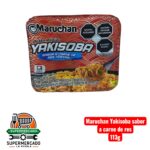 Maruchan yakisoba sabor a carne de res teriyaki 113g