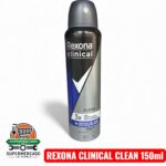 Desodorante en spray Rexona men clinical clean 150ml
