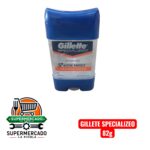 Desodorante gel barra gillette training guard 82g