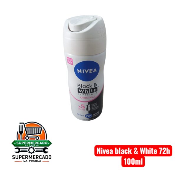 Desodorante spray Nivea mujer Black&white 100ml