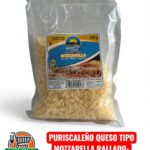 Queso tipo mozzarella Puriscaleño rayado-fresco-semiduro 200g