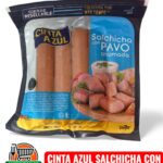 Salchichas con pavo ahumado cinta azul 380g