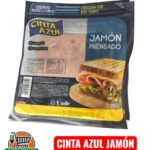 Jamón de cerdo prensado cinta azul 250g