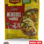 Sopa maggi menudos de pollo con arroz 50g