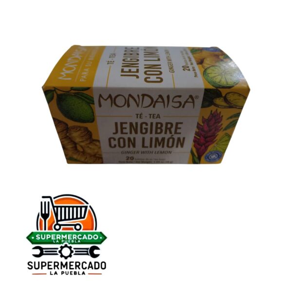 Mondaisa té jengibre con limón 20u 30g