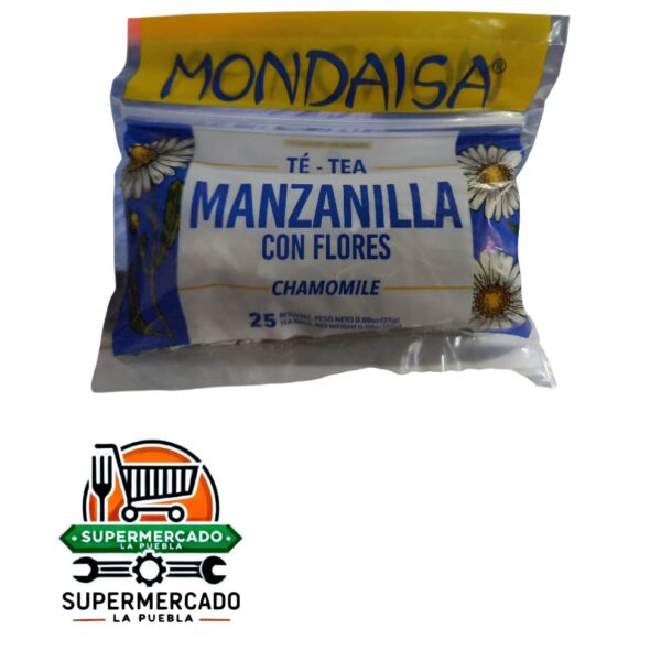 Mondaisa té manzanilla con flores 25u 25g