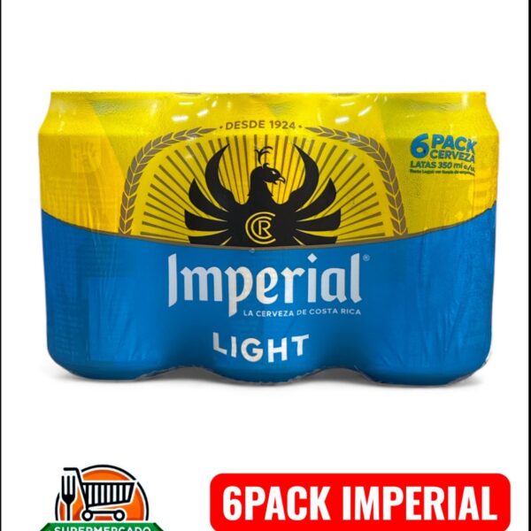 6Pack Cerveza Imperial light 350ml