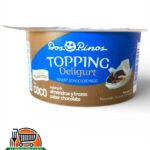 Deligurt Yogurt de coco topping de almendras y chocolate Dos pinos 150g