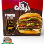 Tortas de carne 1/4 libra granja 452g