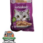 Alimento húmedo whiskas fillets salmón adulto 85g