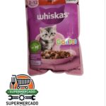 Alimento húmedo whiskas fillets res gatitos 85g