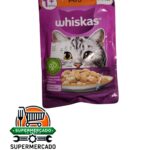 Alimento húmedo whiskas fillets pavo adulto 85g