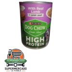 Dog chow adultos cordero high protein lata 368g