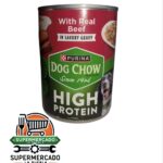 Dog chow adultos res high protein lata 368g