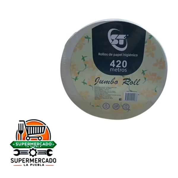 Papel Higiénico Jumbo Roll 420mtrs