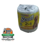 Papel Higiénico Scott 2 en 1 suave y resistente 1 Rollo