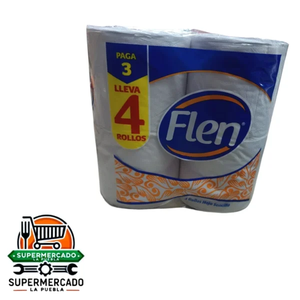 Papel Higiénico Flen 4 Rollos
