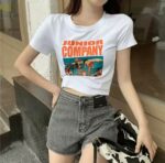 Camiseta "Junior Company" con estampado elaborado