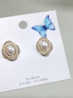 Aretes de perlas elegantes, largos y cortos - Image 3