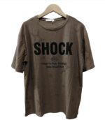 Camiseta oversize estilo "Shock" y "Go go"