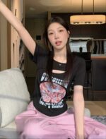 Camiseta "Sunshine on my mind", con estampado único y elaborado - Image 2