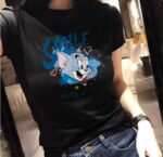 Camiseta con estampado de gato, de "Tom y Jerry"