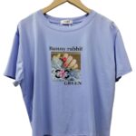 Camiseta sencilla con estampado, en colores pasteles