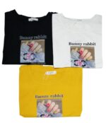 Camiseta sencilla con estampado, en colores pasteles - Image 2