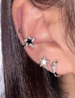 Aretes de estrellas y mariposas