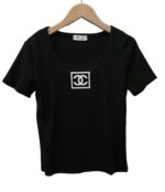 Camiseta con logo sencillo de Chanel, dos tipos de diseño - Image 3