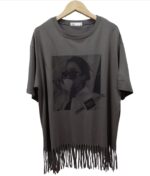 Camiseta oversize con diseño "raspado" en la parte inferior - Image 5