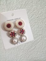 Tres pares de aretes - Image 2