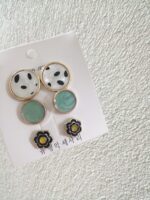 Tres pares de aretes - Image 4