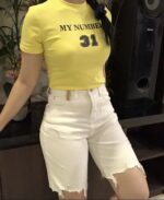 Camiseta con estampado "My number 31"