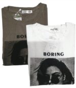 Camiseta oversize "Boring", con estampado - Image 2