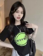 Camiseta con un estampado simple "Green" - Image 2