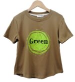 Camiseta con un estampado simple "Green" - Image 3