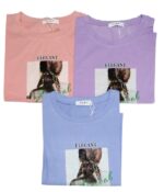 Camiseta con estampado sencillo, en colores pasteles - Image 3