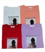 Camiseta con estampado sencillo, en colores pasteles - Image 7