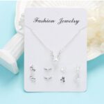 Conjunto de collar y 4 pares de aretes - Image 4